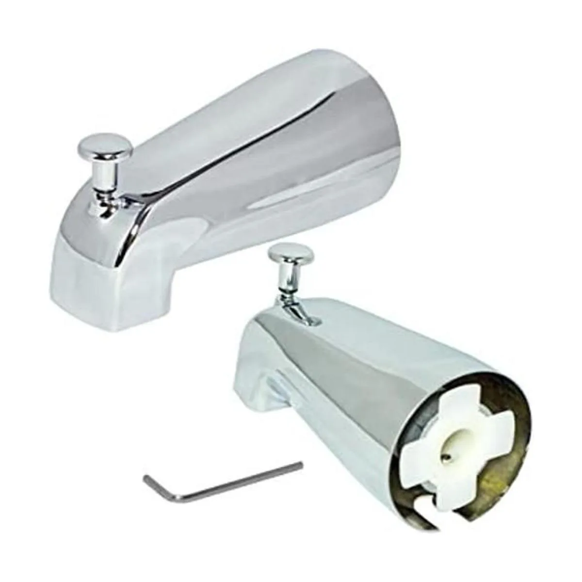 Boquilla para bañera con desviador frontal conector_1