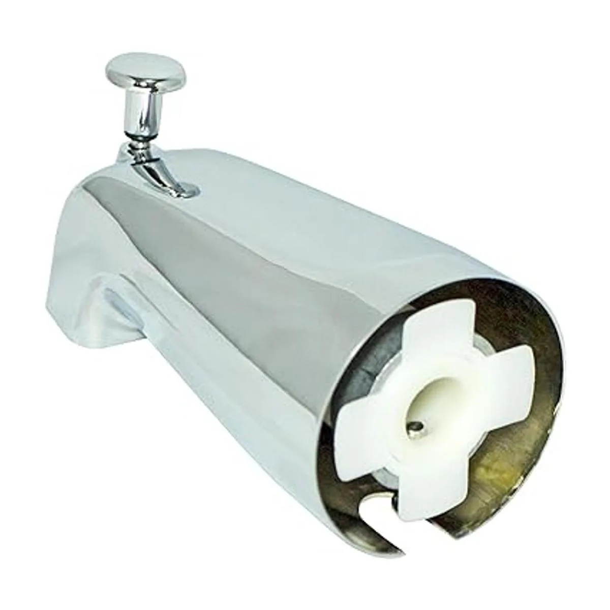 Boquilla para bañera con desviador frontal conector_5