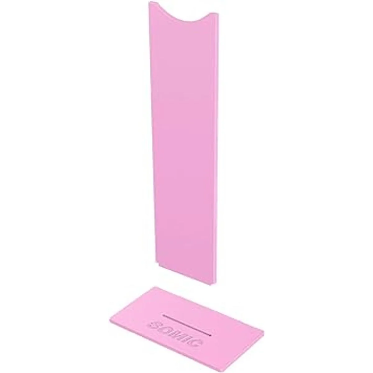 SOMIC Soporte para auriculares de juego rosa con base_2
