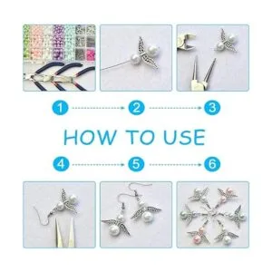 PH PandaHall 200 cuentas espaciadoras de alas de hada