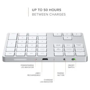 Satechi Teclado numérico extendido Bluetooth Teclado_3