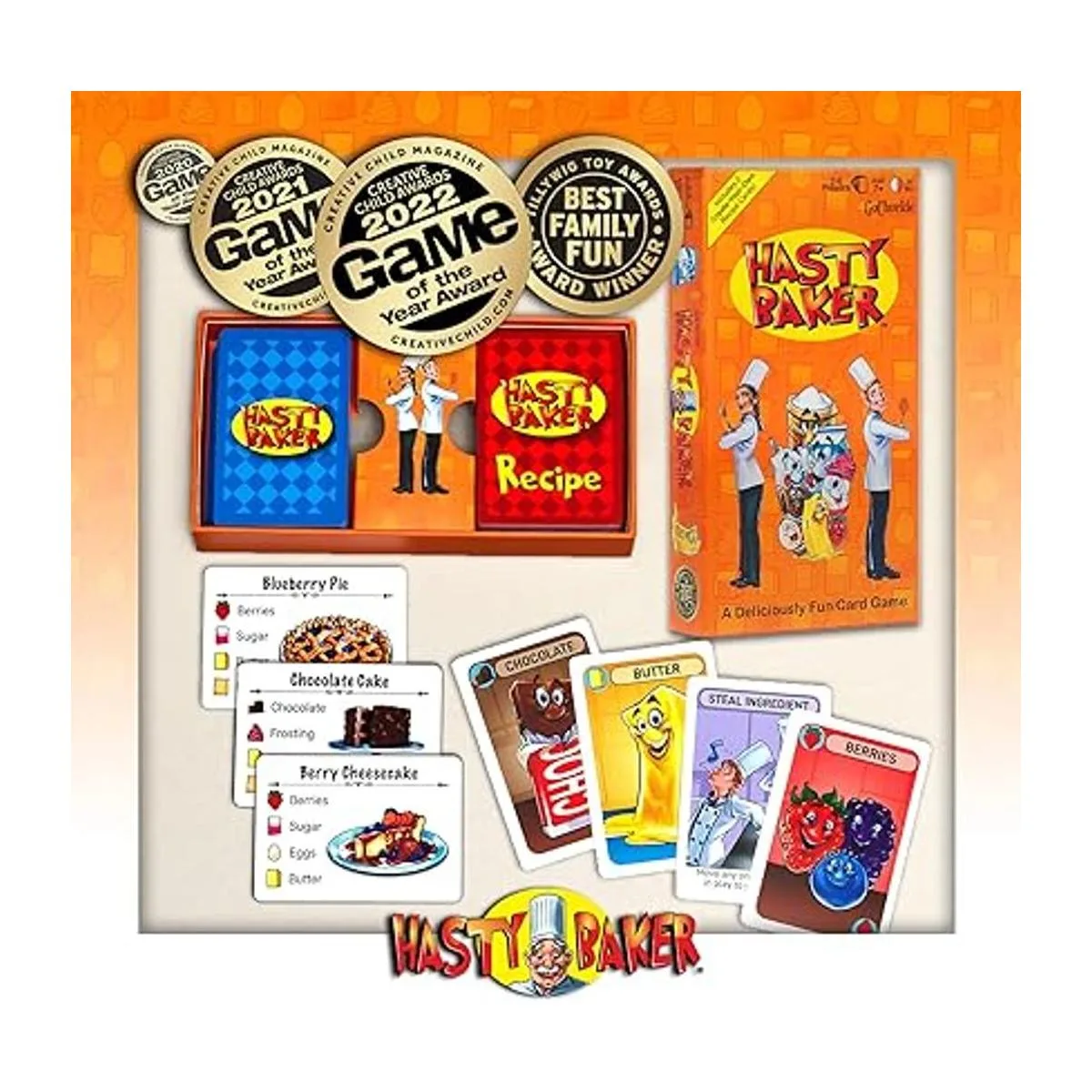 Hasty Baker Juego de cartas familiares ganador del juego_3