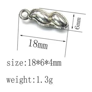 FENICAL 20 piezas de colgante de aleación de plata con