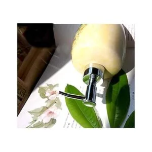 Dispensador de jabón pintado a mano de girasol de cerámica