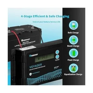 Renogy Voyager 20A Controlador de carga solar impermeable_4