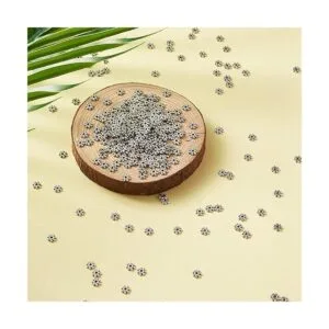 Fashewelry 1000 cuentas espaciadoras con diseño de