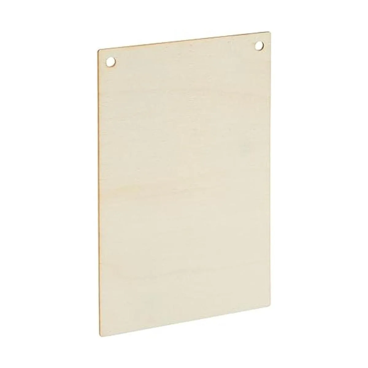 Paquete de 50 placas de madera sin terminar con cuerda de