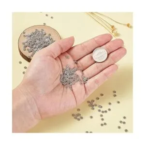 Fashewelry 1000 cuentas espaciadoras con diseño de