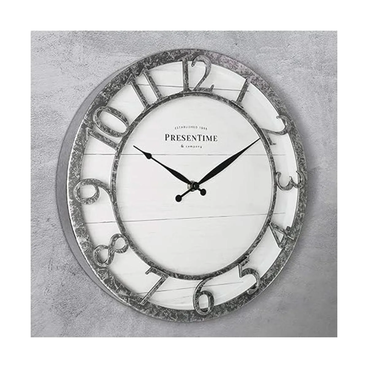 PresenTime Co Reloj de pared de la serie Farmhouse de_2
