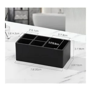 Luxspire Soporte para cepillo de dientes 5 ranuras para