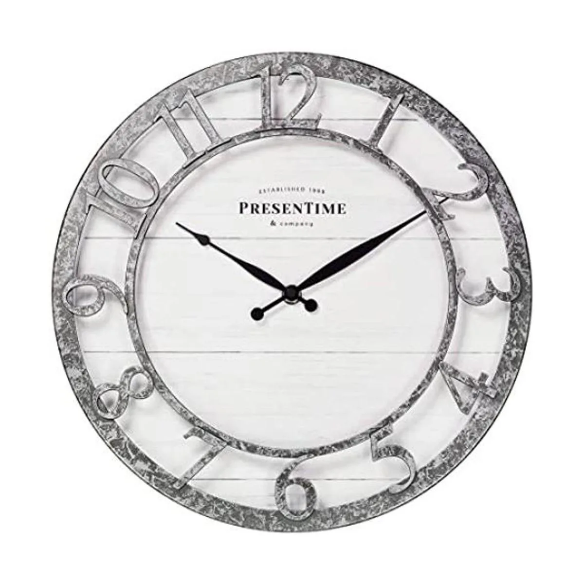 PresenTime Co Reloj de pared de la serie Farmhouse de_1