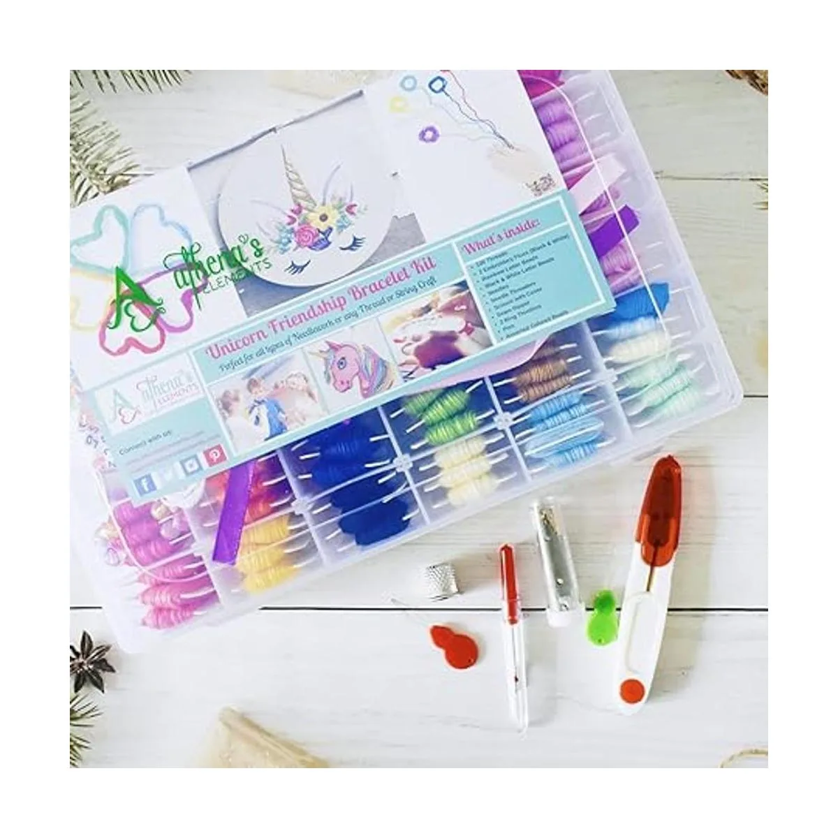 Kit de cuerda de pulsera de amistad de hilo de bordar 276_2