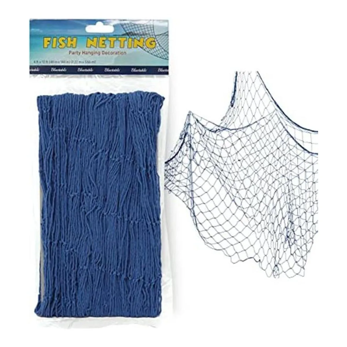Red de pesca para decoración de fiestas red de algodón_1