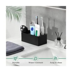 Luxspire Soporte para cepillo de dientes 5 ranuras para