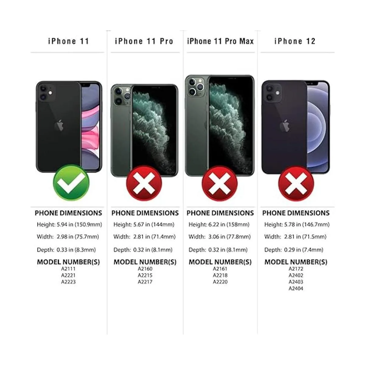 SafeSleeve Funda antiradiación EMF para iPhone iPhone 11_2