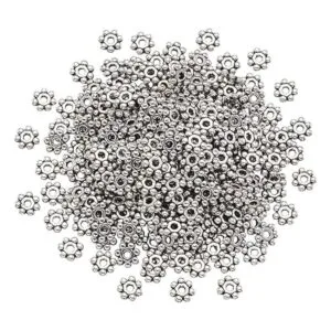 Fashewelry 1000 cuentas espaciadoras con diseño de