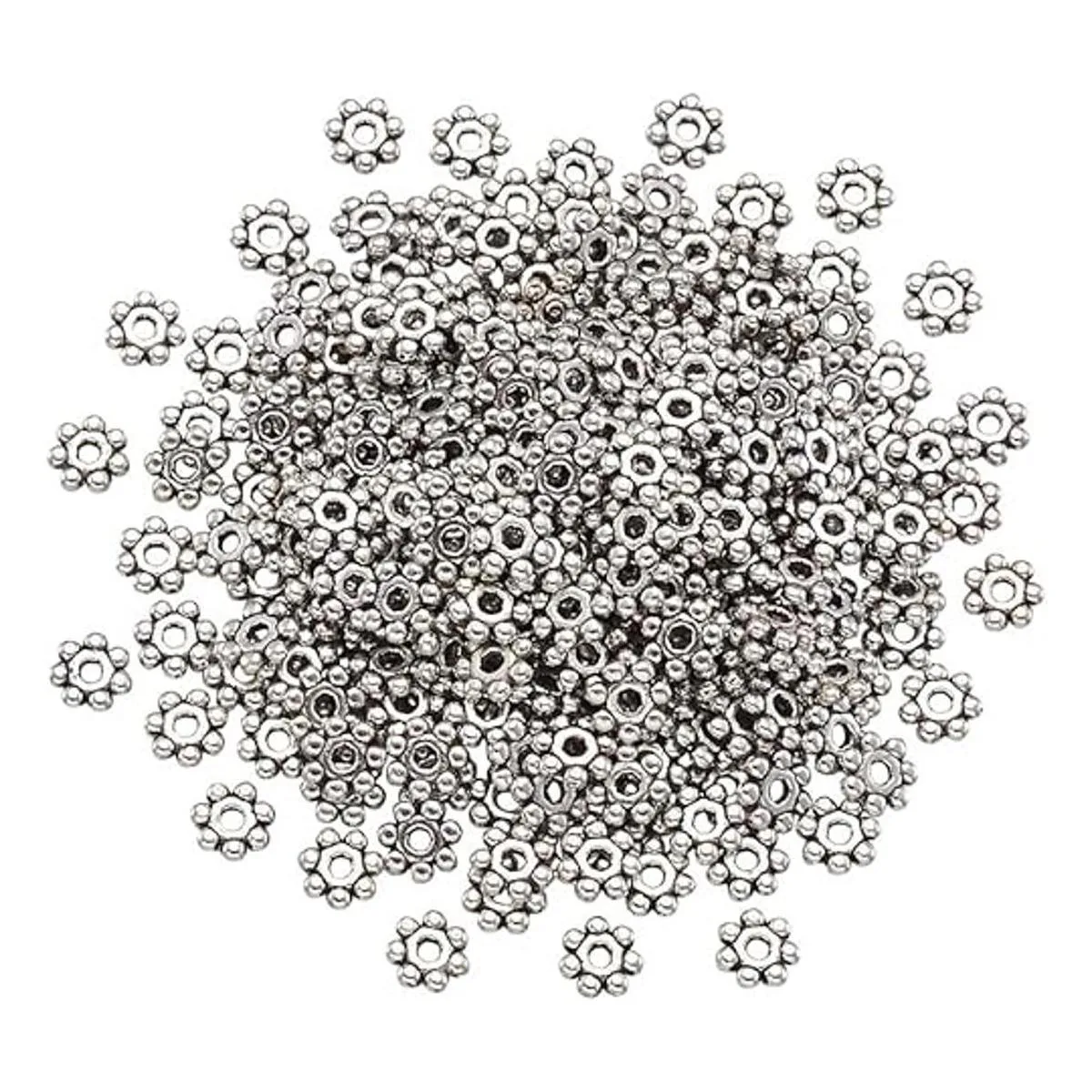Fashewelry 1000 cuentas espaciadoras con diseño de