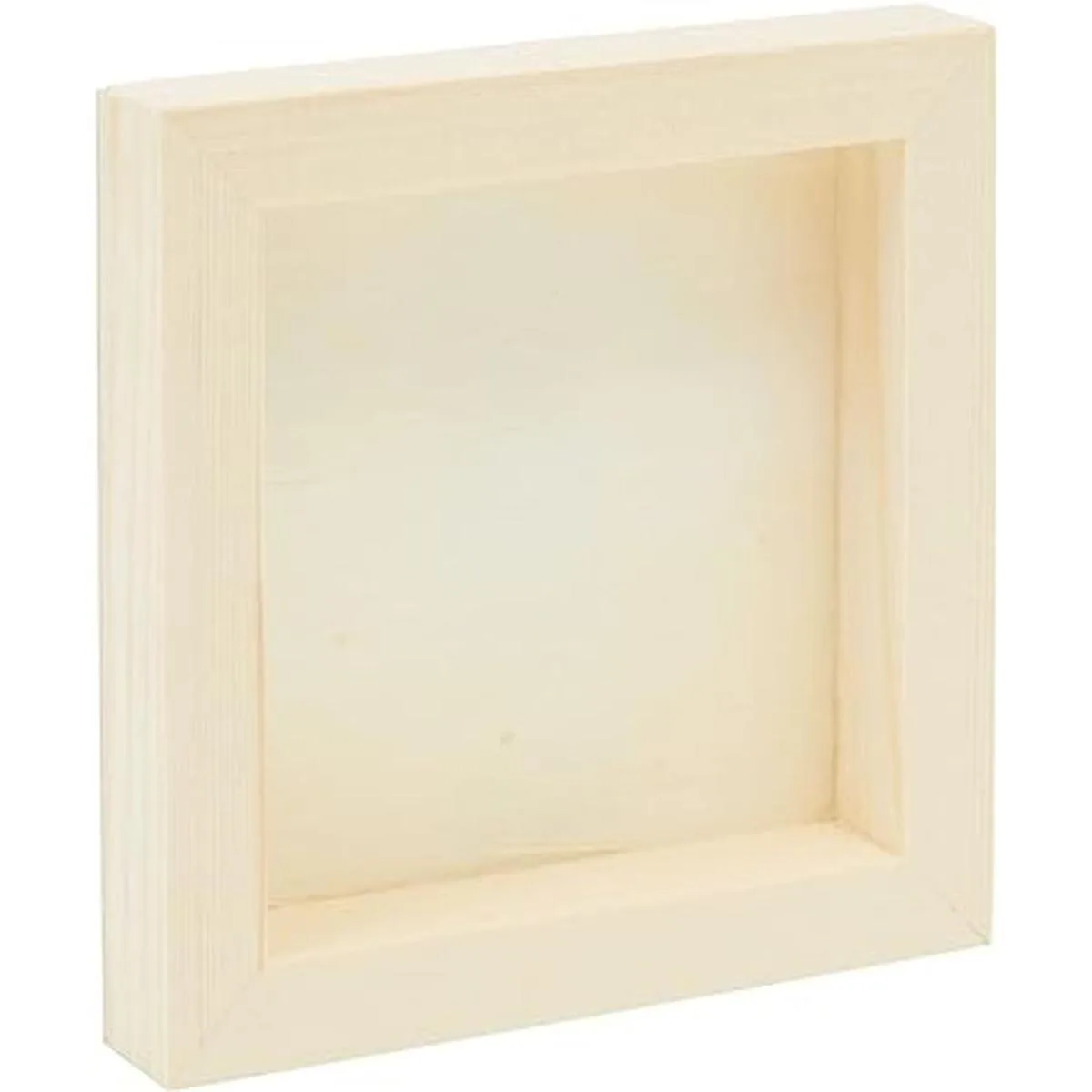 6 Pack Unfinished Wood Canvas Boards for Painting Blank