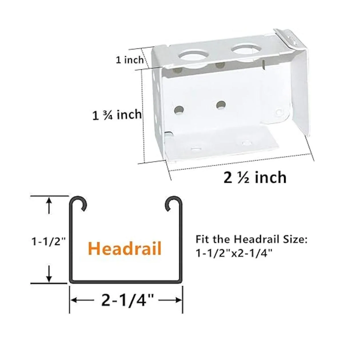 Cutelec 2 soportes de montaje de caja para persianas de_2