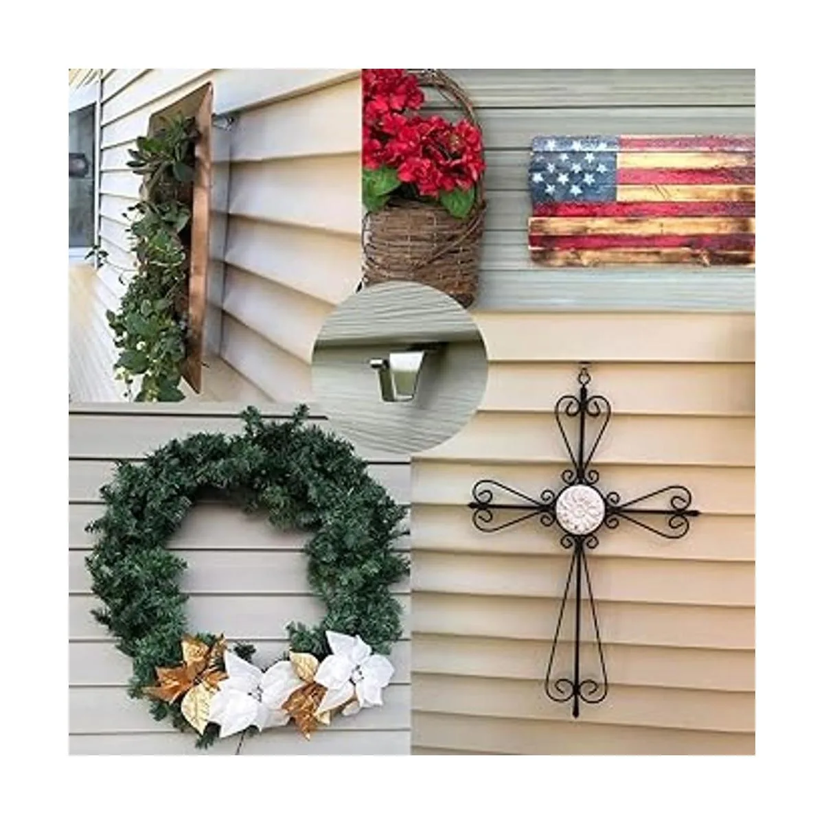 30 unidades ganchos de vinilo para revestimiento sin_3