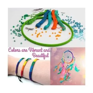 Kit de cuerda de pulsera de amistad 276 piezas de hilo de_5