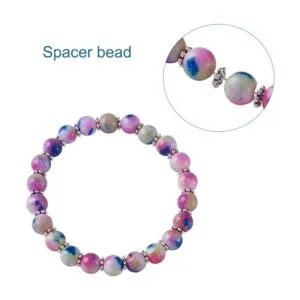 Fashewelry 1000 cuentas espaciadoras con diseño de