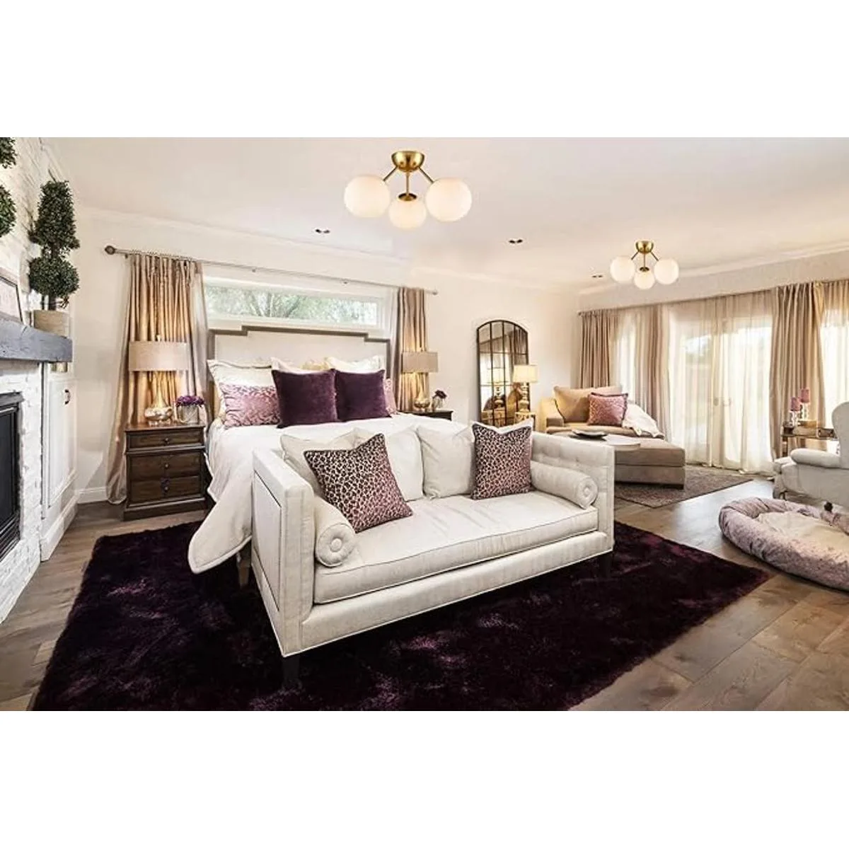 HOLKIRT Lámpara de techo clásica de mediados de siglo_2