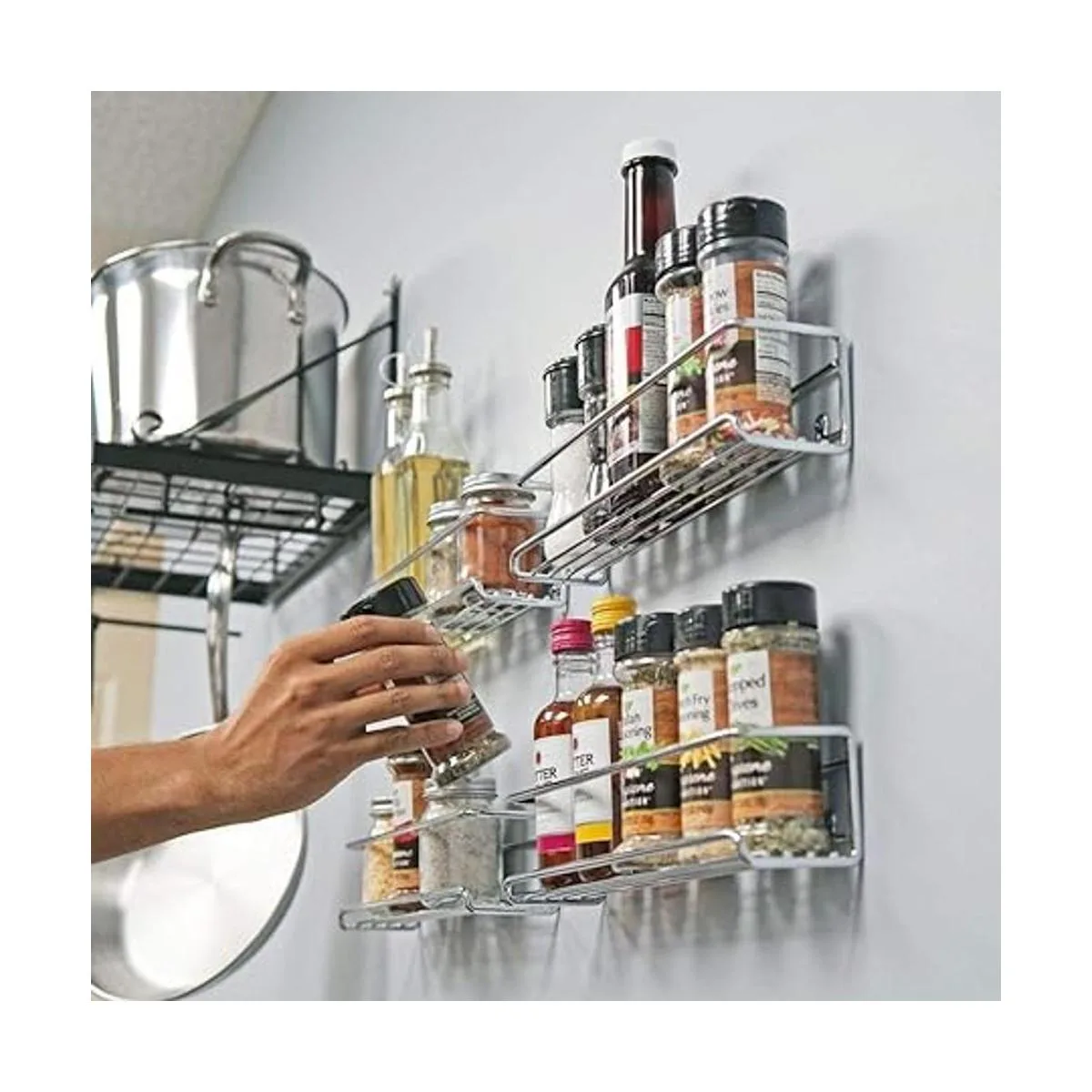 Juego de 4 estantes para especias Southern Homewares de_6