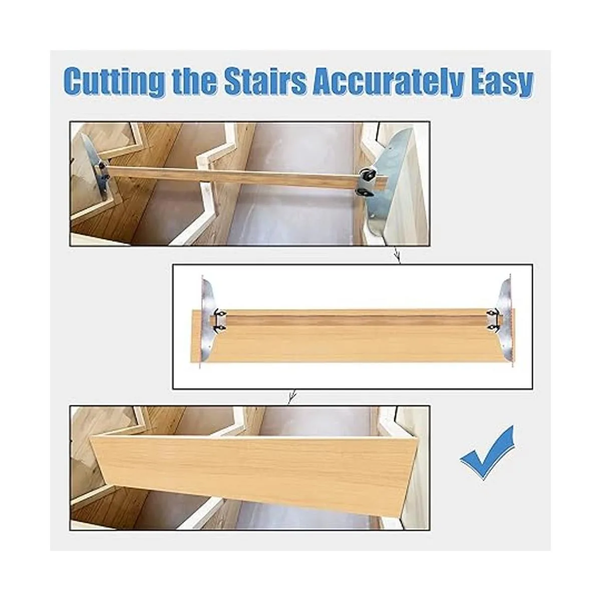 ShineUs Juego de plantillas para escalones elevadores