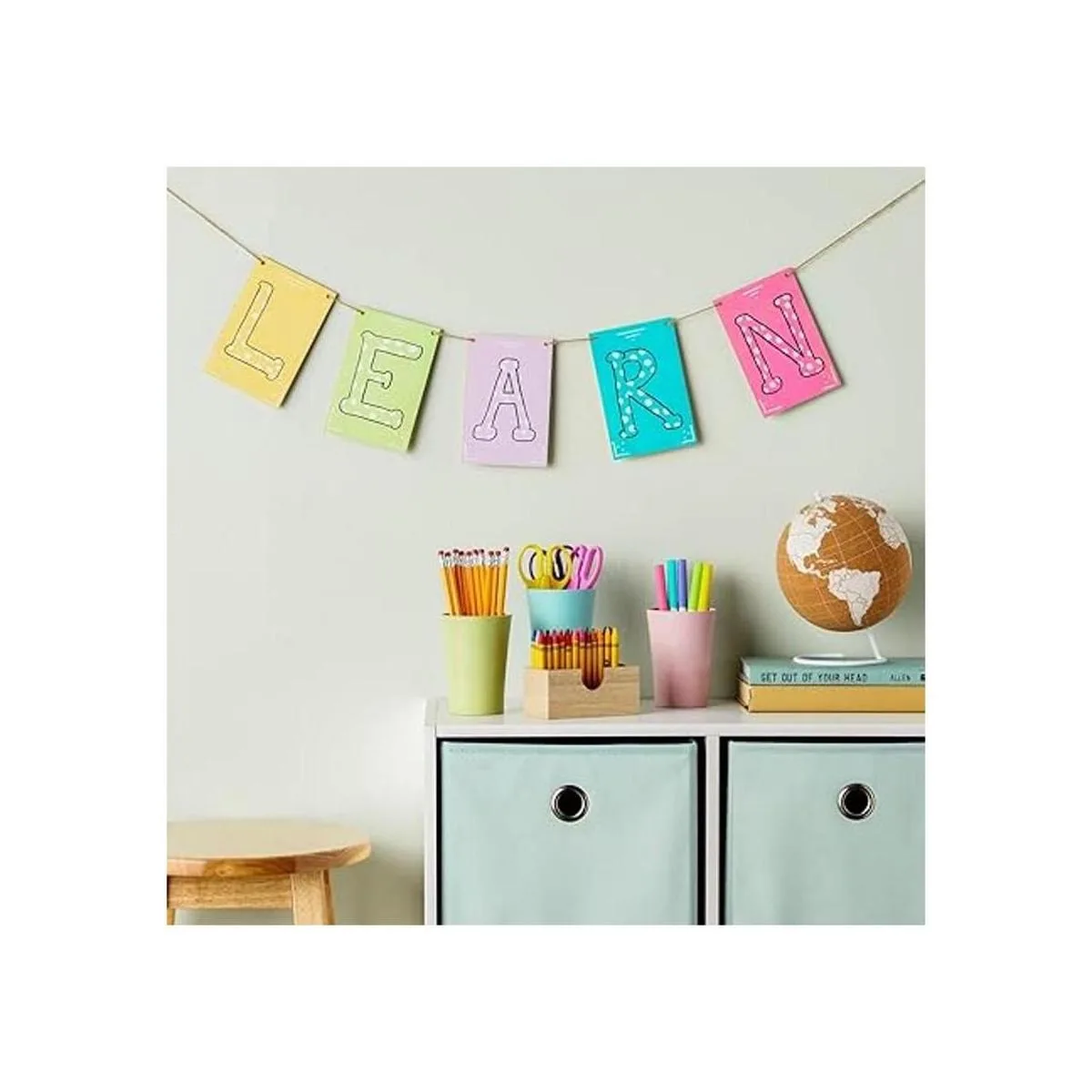 Paquete de 50 placas de madera sin terminar con cuerda de