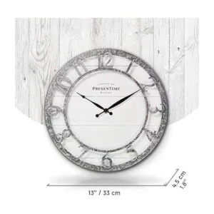PresenTime Co Reloj de pared de la serie Farmhouse de_4