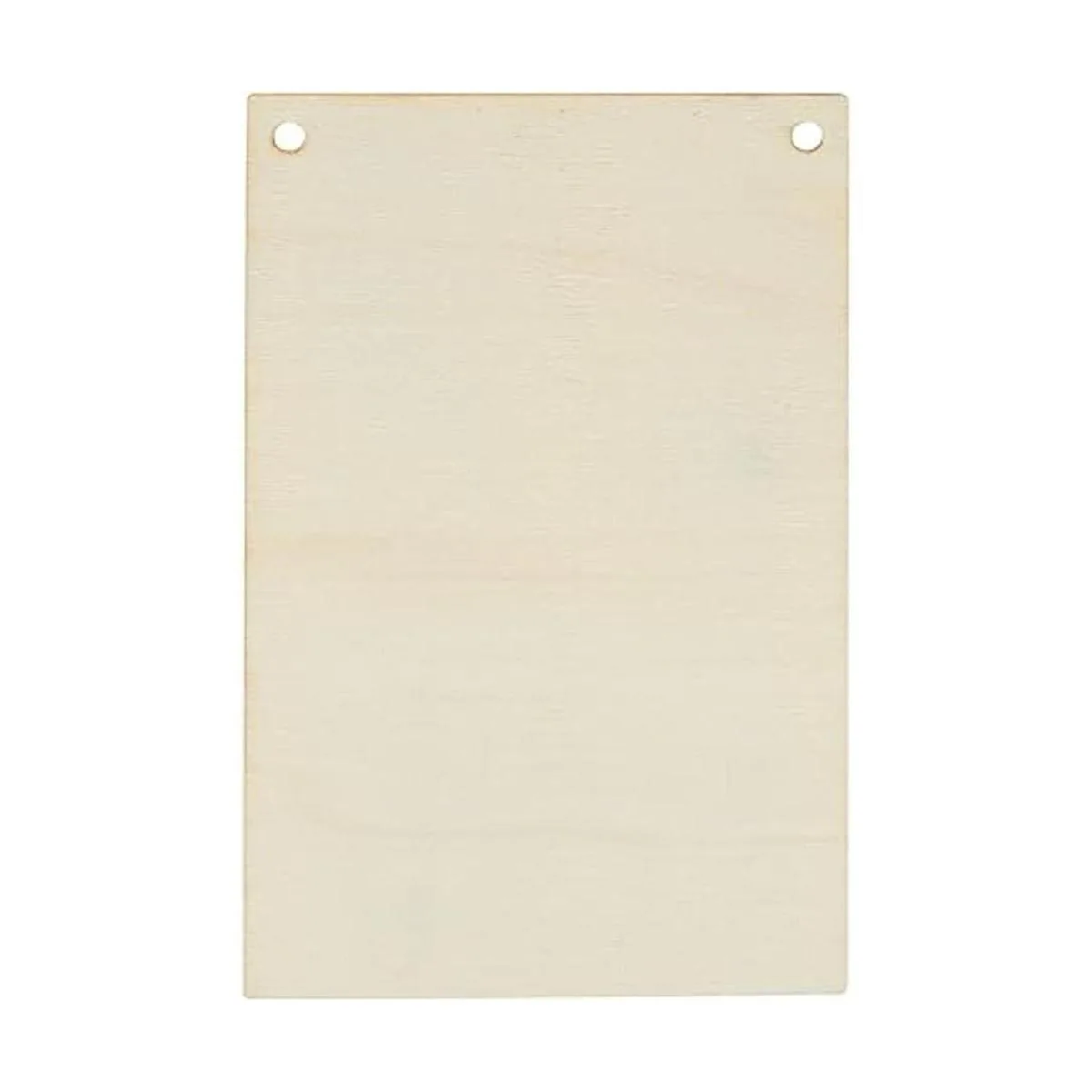 Paquete de 50 placas de madera sin terminar con cuerda de