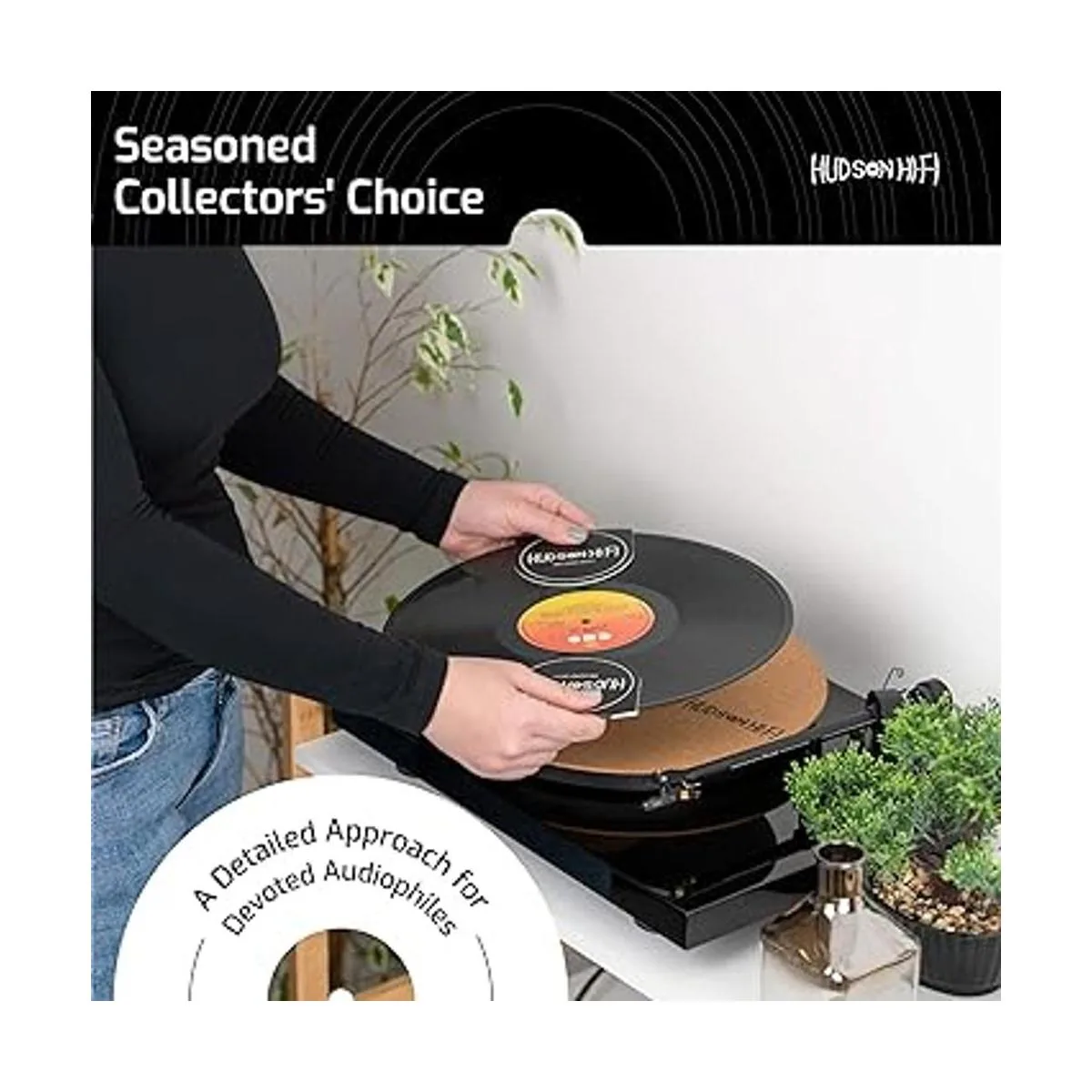 Hudson HiFi Juego de 3 manopla de registro antiestático_6