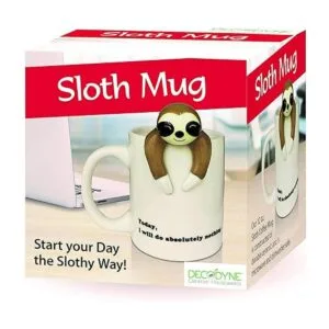 Divertida taza de café perezoso divertidos regalos de