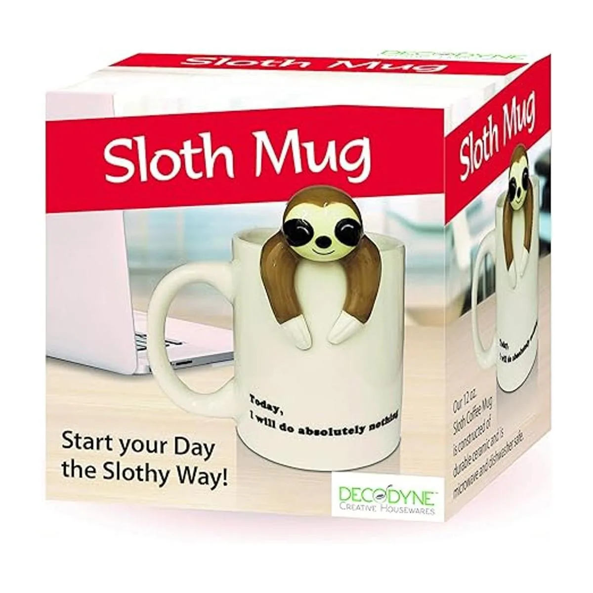 Divertida taza de café perezoso divertidos regalos de