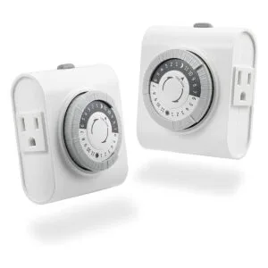GE Temporizador mecánico de 24 horas para interiores 2_1