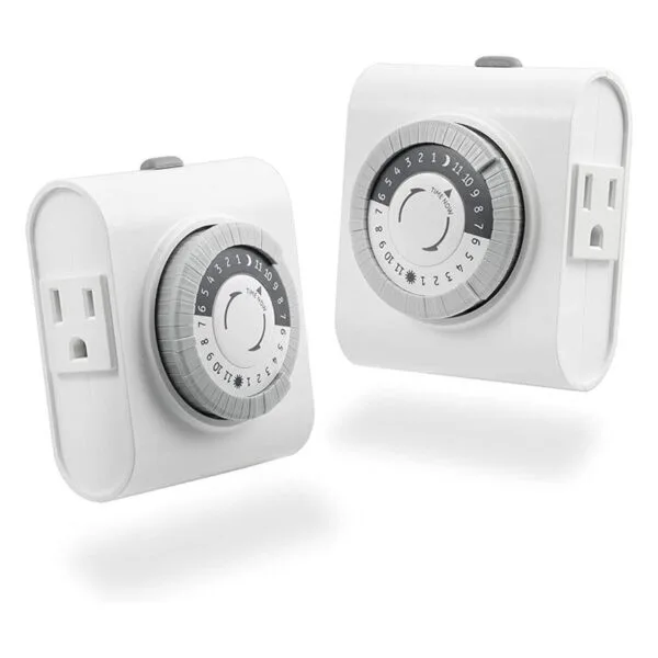 GE Temporizador mecánico de 24 horas para interiores 2_1