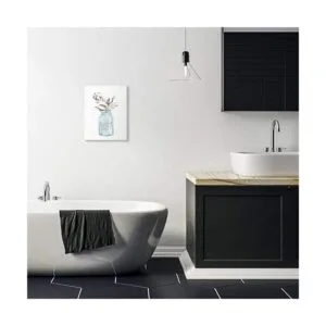 Stupell Industries Tarro de jabón hecho a mano con flores_2