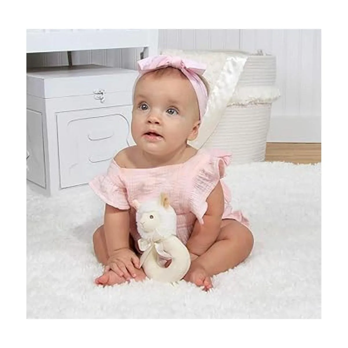 Bearington Baby Lil Alma Plush Stuffed Animal Llama Soft_2