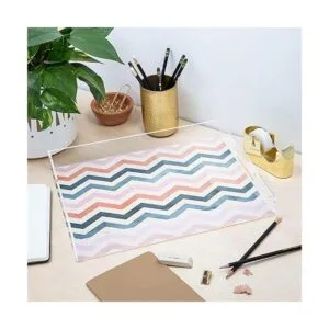 Society6 Emanuela Carratoni Boho Chevron Bandeja acrílica_2