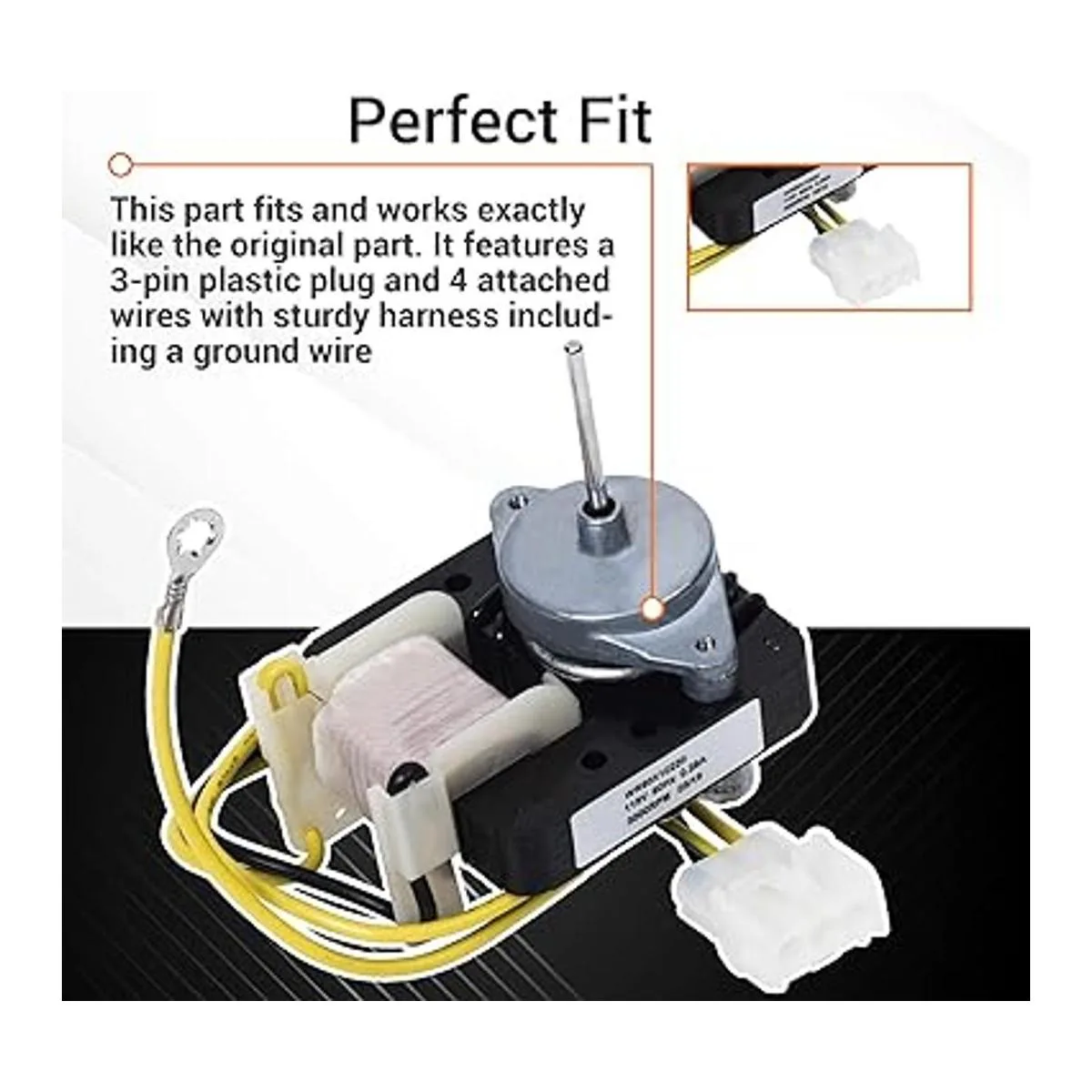 Blue Stars Repuesto de motor de ventilador de condensador_5