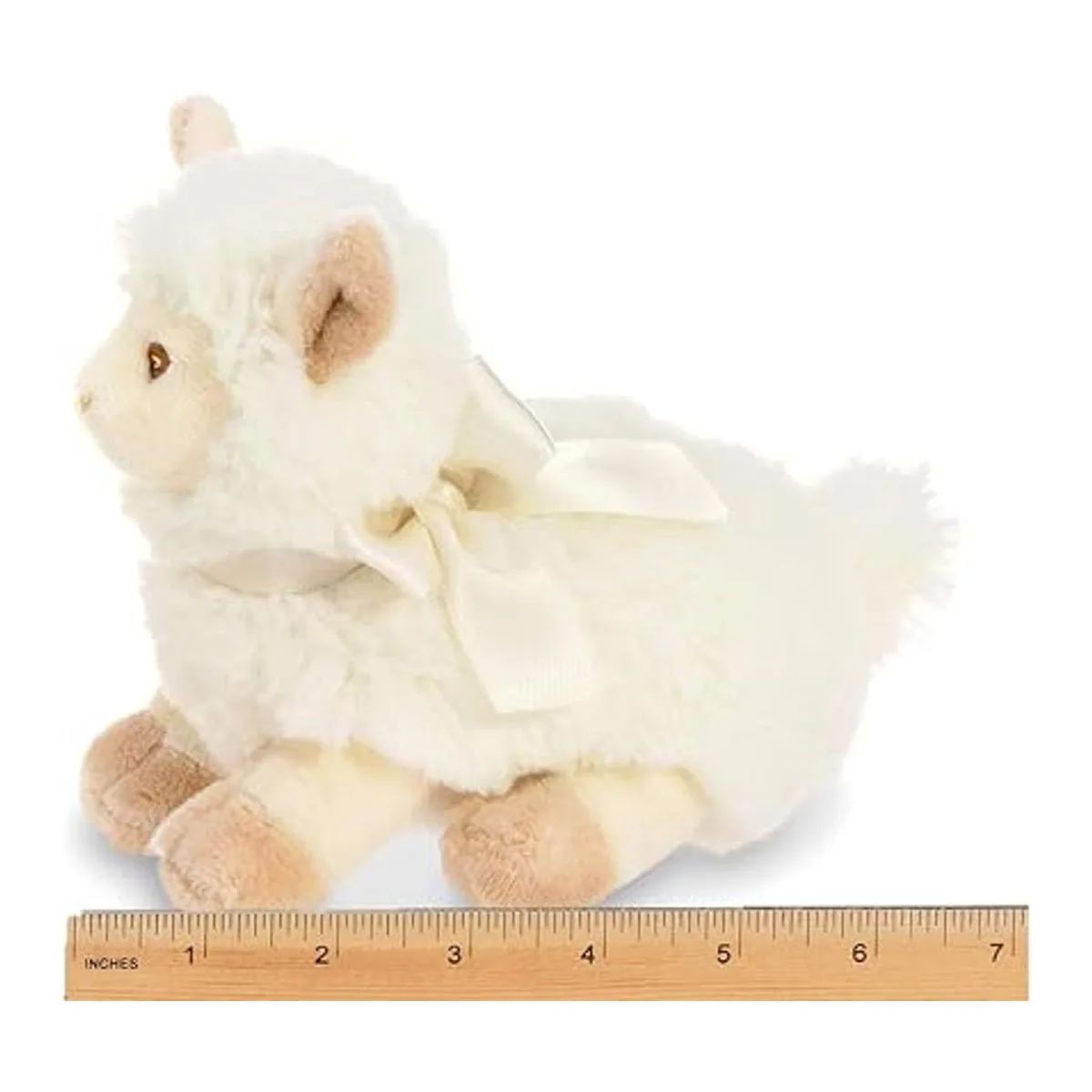 Bearington Baby Sweet Alma Llama de peluche con sonajero_4