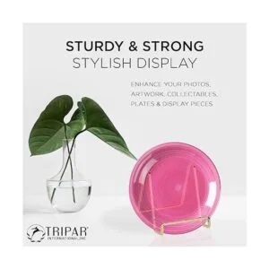 TRIPAR Soporte de placa de alambre cuadrado de metal_2