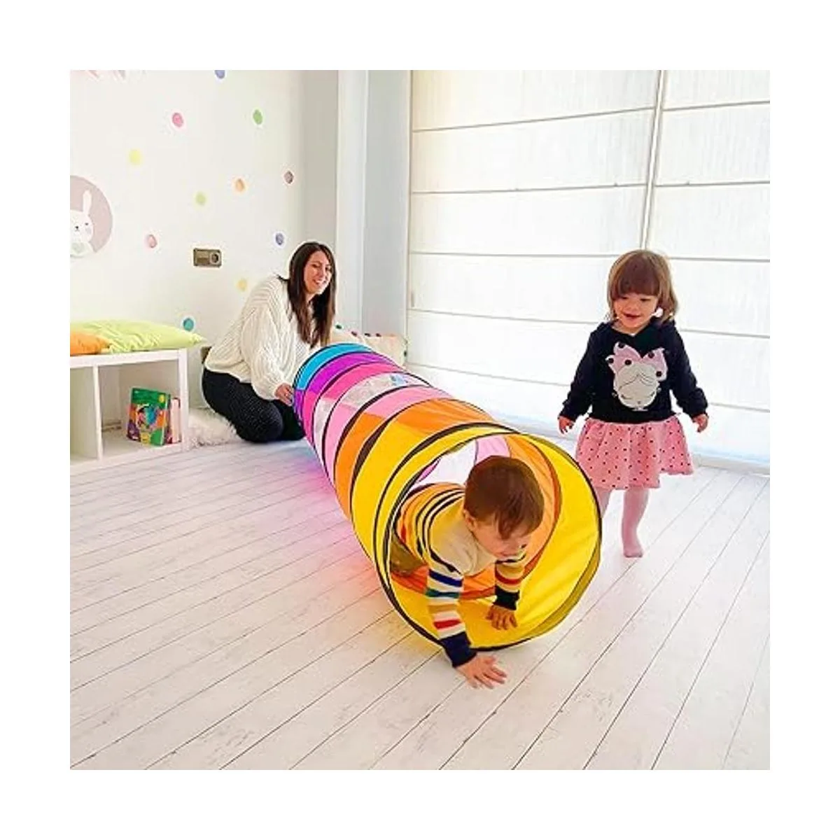 Caseier NUBUNI XL túnel para niños 71 pulgadas. Túnel de_2