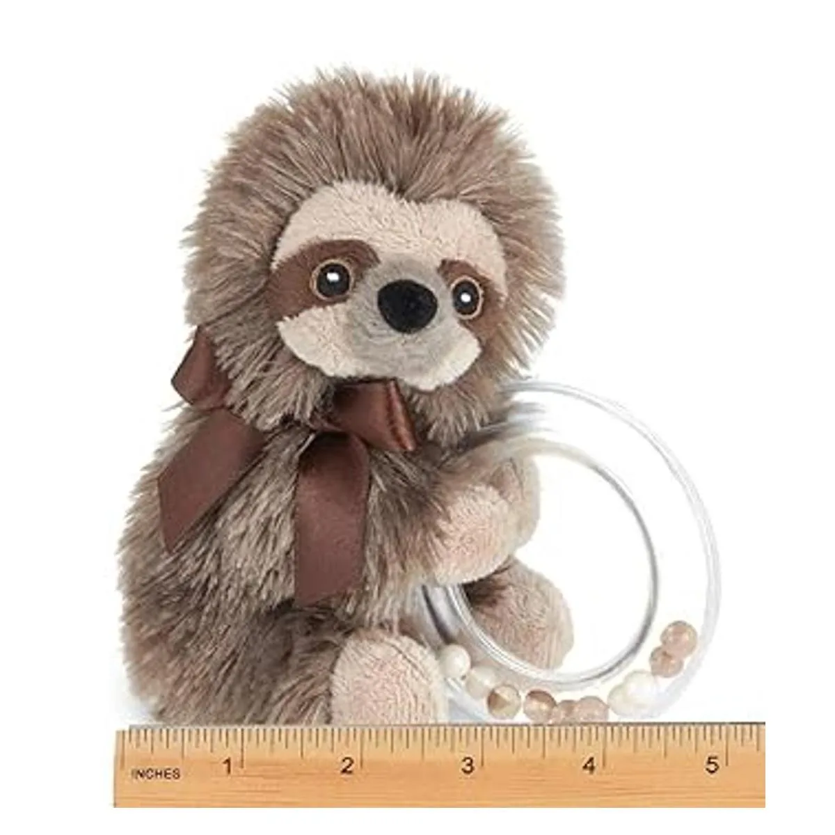Bearington Baby Lil Speedy Sonajero de peluche 5.5 in_5
