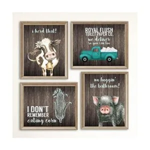 SILLY GOOSE GIFTS Decoración de baño temática impresión_1