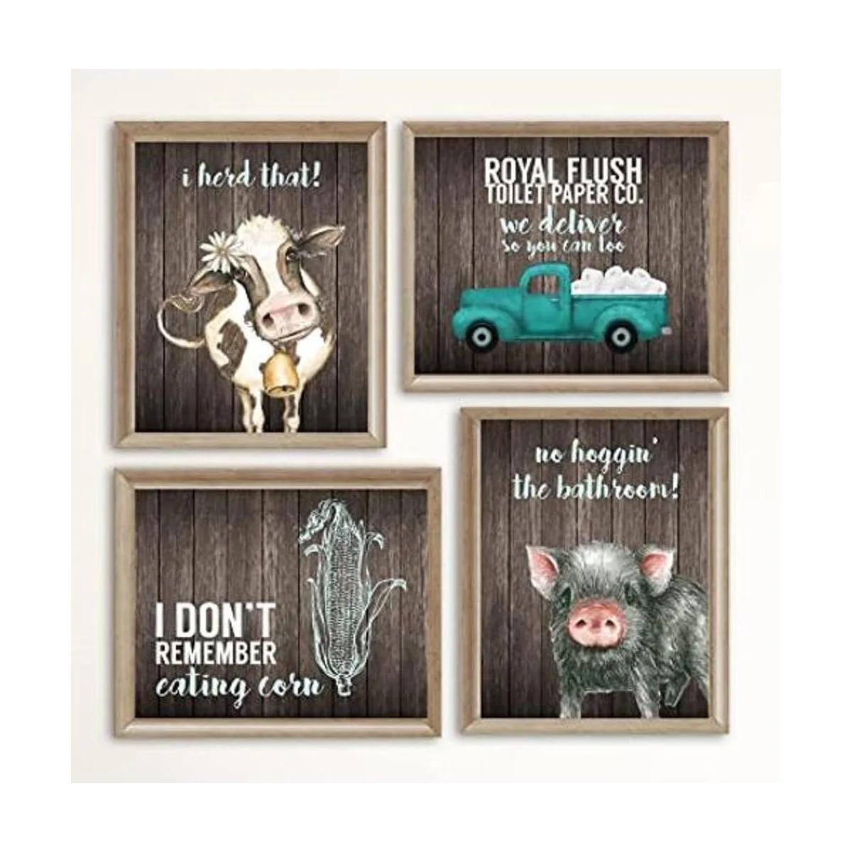 SILLY GOOSE GIFTS Decoración de baño temática impresión_1