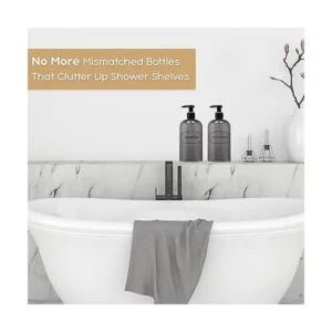 Bottiful Home Dispensadores de jabón de ducha de champú y