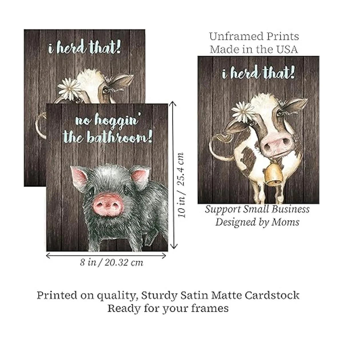 SILLY GOOSE GIFTS Decoración de baño temática impresión_5