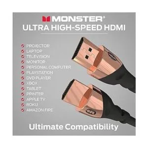 Monster Cable HDMI 4K HDMI de ultra alta velocidad oro_4